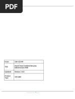 Exam 156-215.80 Check Point Certified Security Administrator R80 Updated Product Type 165 Q&A