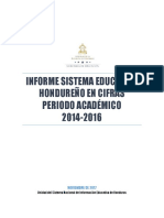 Sistema Educativo Hondureño 2014-2016