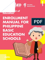 Enrollment Manual for Philippine Basic Education Schools as of May 30 1