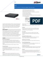 Dh-Xvr5116Hs-I2: 16 Channel Penta-Brid 5M-N/1080P Compact 1U Wizsense Digital Video Recorder