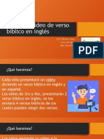 Proyecto video verso bíblico 4to