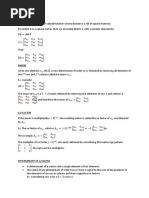 Chapter 2.1 Determinants