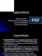 Legionellosis: Diana Samara Department of Occupational Health Faculty of Medicine Trisakti University