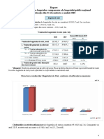 Raport Privind Executarea Bugetelor Componente Ale Bugetului Public Național La 31.12.2020