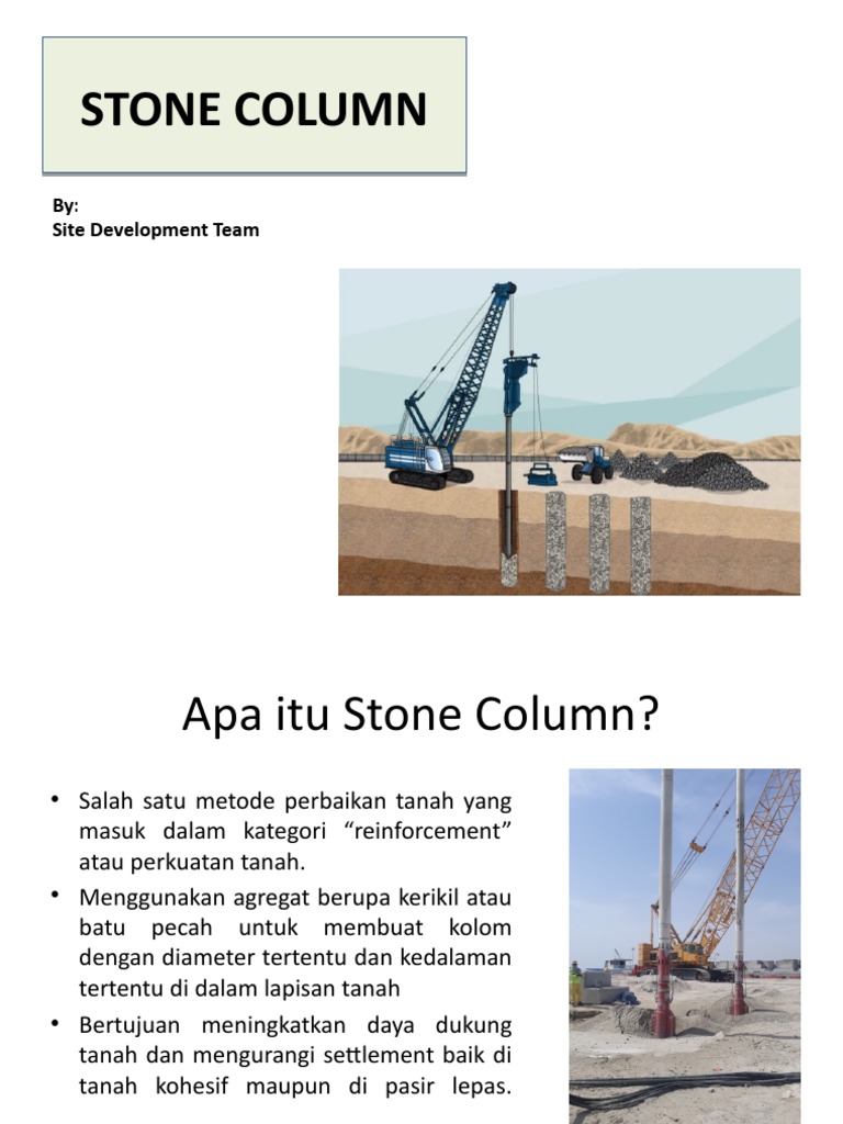 Metode Perbaikan Tanah: Stone Column | PDF | Teknologi & Rekayasa