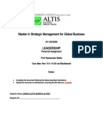 Master in Strategic Management For Global Business