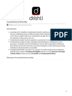 Constitutional Morality: of State Policy (Article 36 To 51), Preamble and Fundamental Duties