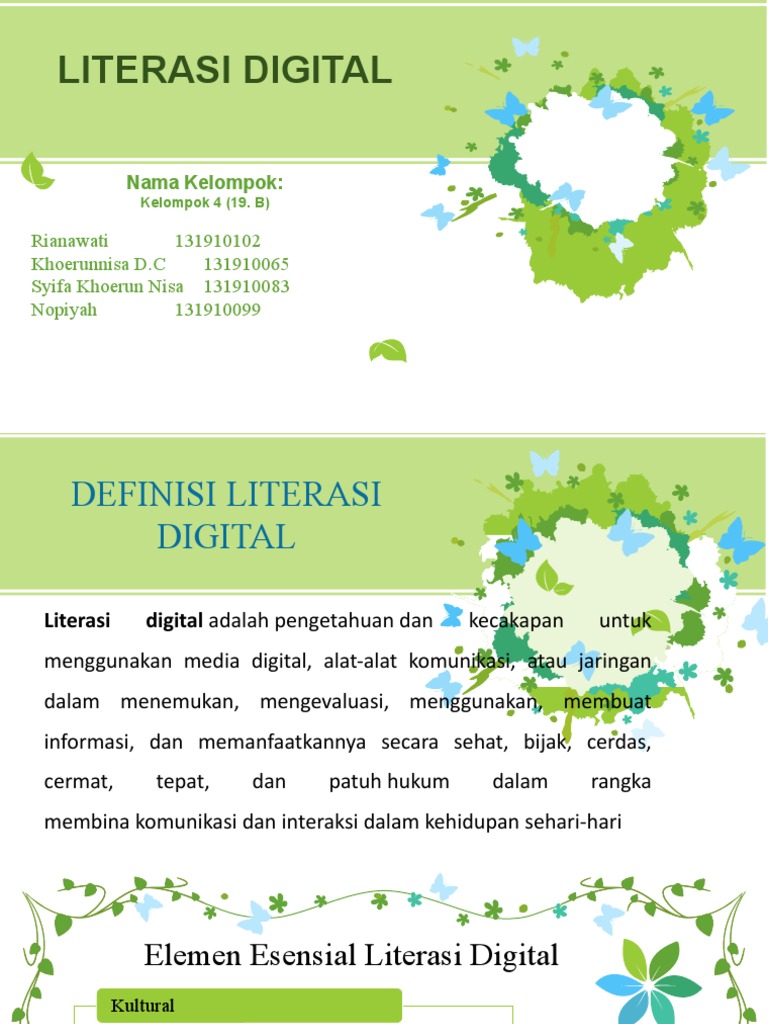 Ppt Literasi Digital Kelompok 4
