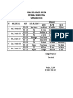 JADWAL UAS