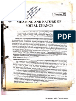 Meaning and Nature of Social Change