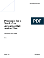 Proposals For A Smokefree Aotearoa 2025 Action Plan: Discussion Document