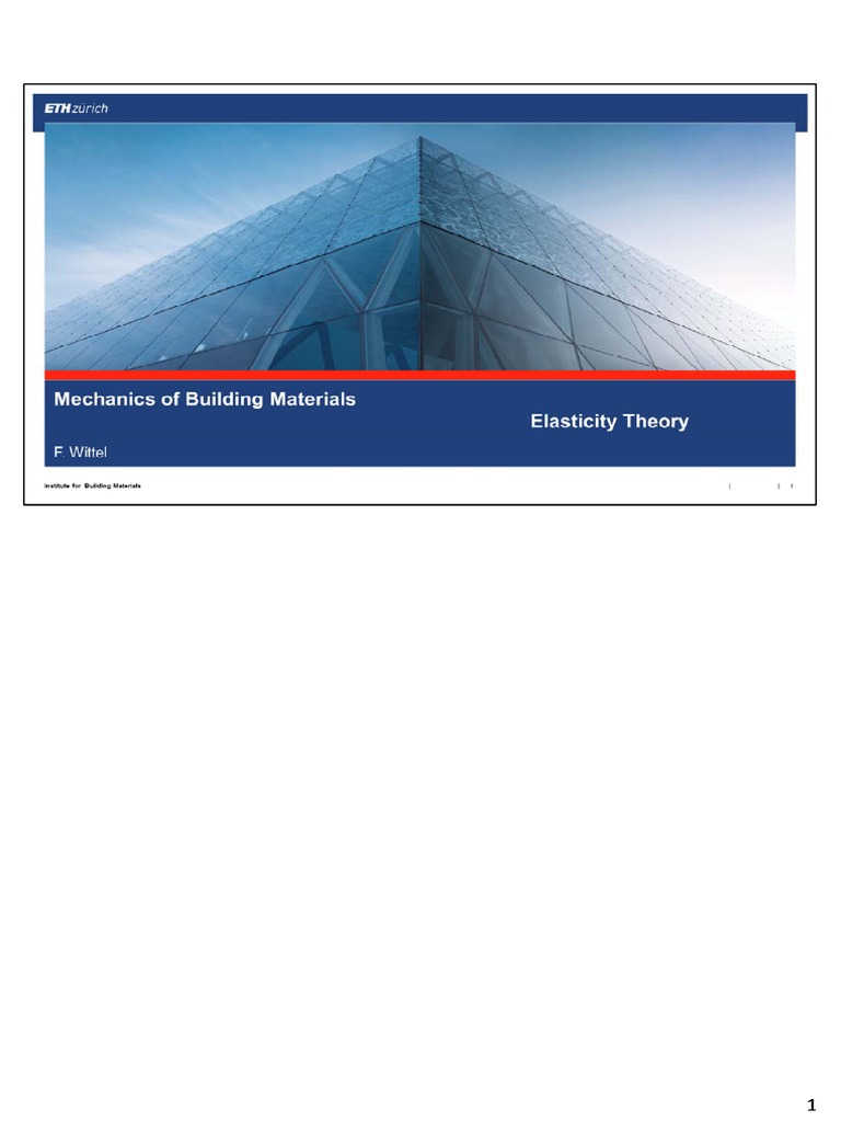 02 Elasticity Theory 2018 | PDF | Stress (Mechanics) | Eigenvalues And ...