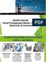 Dasar Hukum E-Commerce Di Indonesia