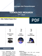 Teknik Pemotongan dan Penyambungan