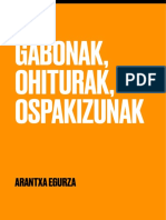 Gabonak, Ohiturak, Ospakizunak