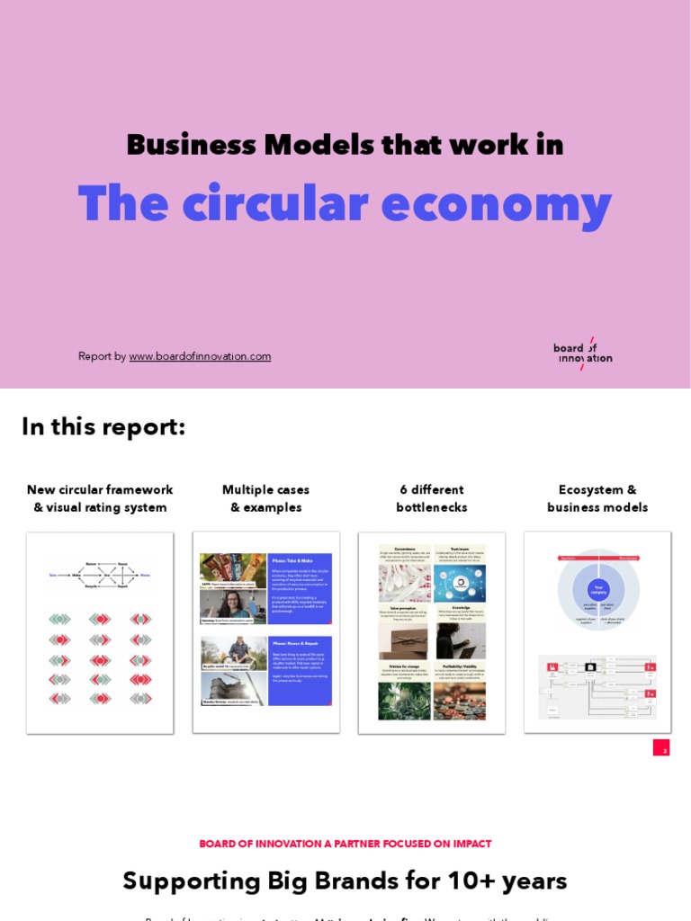 Circular Economy Business Models Guide | PDF | Reuse | Recycling