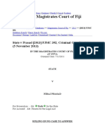 Magistrates Court of Fiji: State V Prasad (2013) FJMC 392 Criminal Case 711.2011 (5 November 2013)