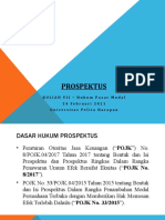 Hukum Pasar Modal - Kuliah VII - Prospektus (22 Feb 2021)