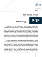 Instrucción DGT 2018-C-131... - S-148... Sanciones Por Renovación Del Permiso Conduccción Expedido en La UE Siendo Residente en España