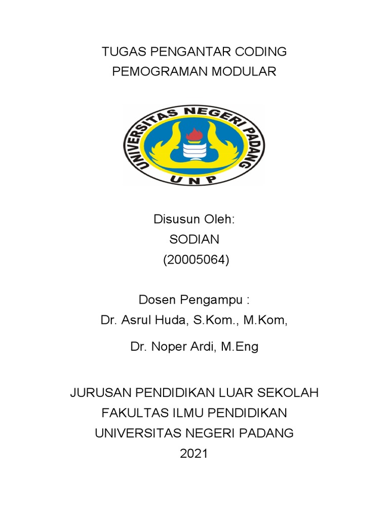 Keuntungan dan Konsep Pemrograman Modular | PDF