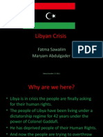 Libyan Crisis: Fatma Sawalim Maryam Abdulgader