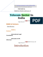 Telecom Sector in India: MARS & Partners