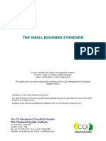 The Small Business Standard: The Chartered Quality Institute