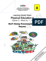 3rd Quarter Grade 4 Pe Learing Activity Sheets Week 1 4 Final