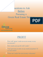 Questions to Ask Before Pursuing Green