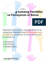 Mga Gawaing Pansibiko