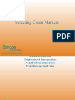 Selecting Green Markets by Climate