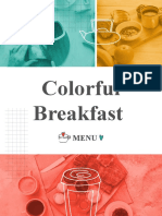 Colorful Breakfast Menu by Slidesgo