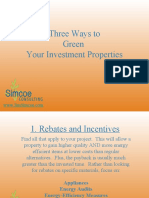 Three Ways To Green Investment Property