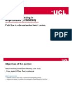 Fluid flow and pressure drop in packed chromatography columns (BENG0005