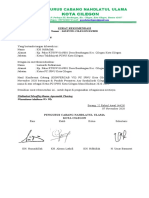 Surat Rekomendasi Pcnu