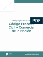 Anteproyecto Codigo Procesal Civil Comercial Nacion