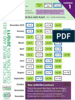 Rubbish Collection Calendar