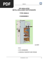 Sf6 Insulated Metal-Enclosed Switchgears Type Cbgs-0 51083900MO-I