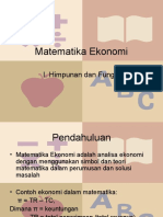 Matematika Ekonomi