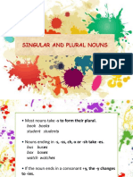 Singular and Plural Nouns Grammar Guides - 111869
