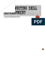 TOEFL Writing Skill Development