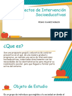 Proyectos Socio Educativos.