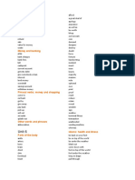 Unit 5 and 6 Vocab