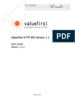 Valuefirst HTTP Api Version 1.1: User Guide
