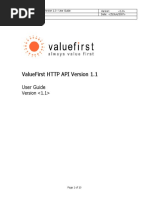 Valuefirst HTTP Api Version 1.1: User Guide