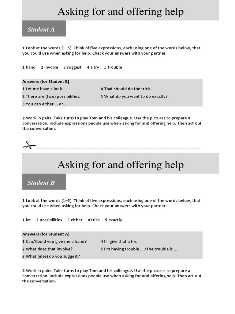 UpperInt U3 AskAndOfferHelp SC | PDF | Career & Growth | Self-Improvement