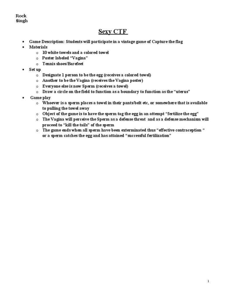 Vintage Capture the Flag Game Guide | PDF | Language Arts & Discipline ...