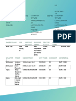 Invoice: Salesperson JOB Shipping Method Shipping Terms Deliver Y Date Payment Terms Due Date