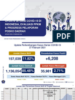 Paparan Rakor Satgas - Update COVID-19 Nasional, Evaluasi PPKM, Dan Progress PPKM Mikro Per 28 Feb 2021 VFinal