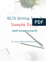 Your PDF - IELTS Writing Sample Essay (Self-Employment)